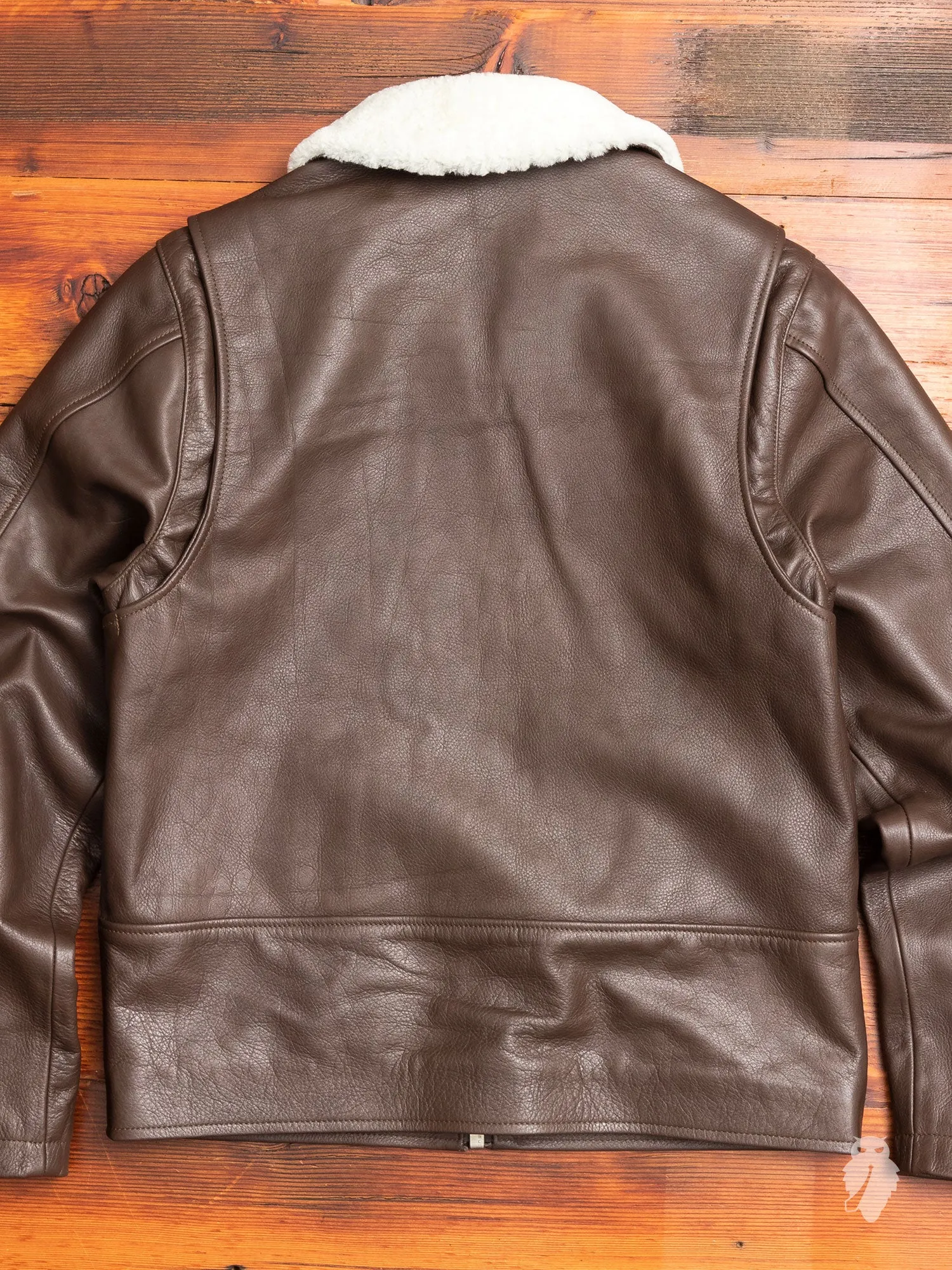 "10th Anniversary" Leather Jacket in Brown