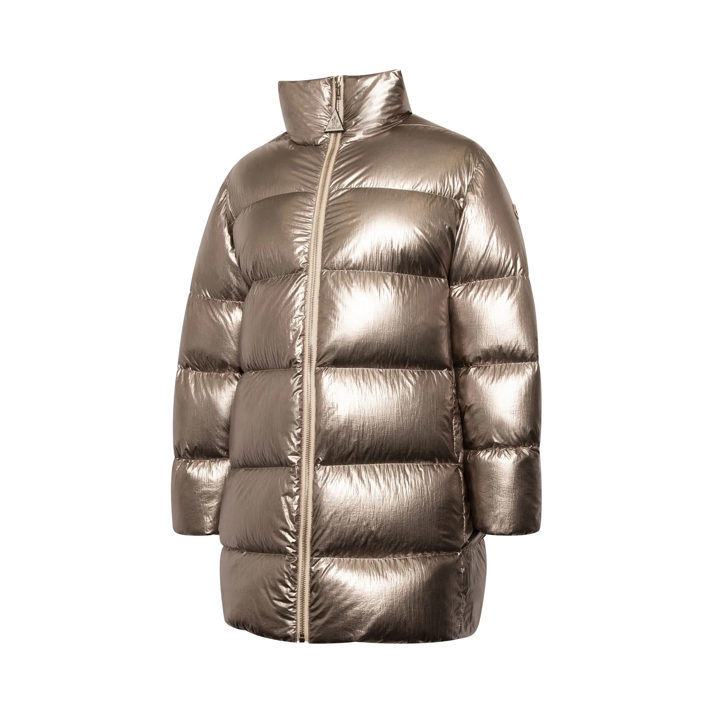 Rick Owens x Moncler Puffer Coat in Silver