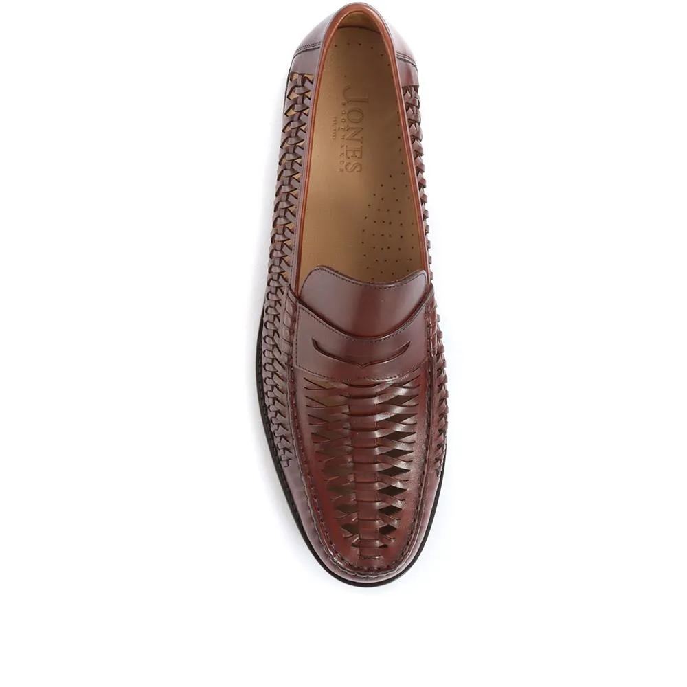 Riverside Woven Leather Loafers - RIVERSIDE / 319 873