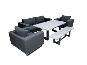 Riviera 6pc Manhattan Cafe Sofa Set