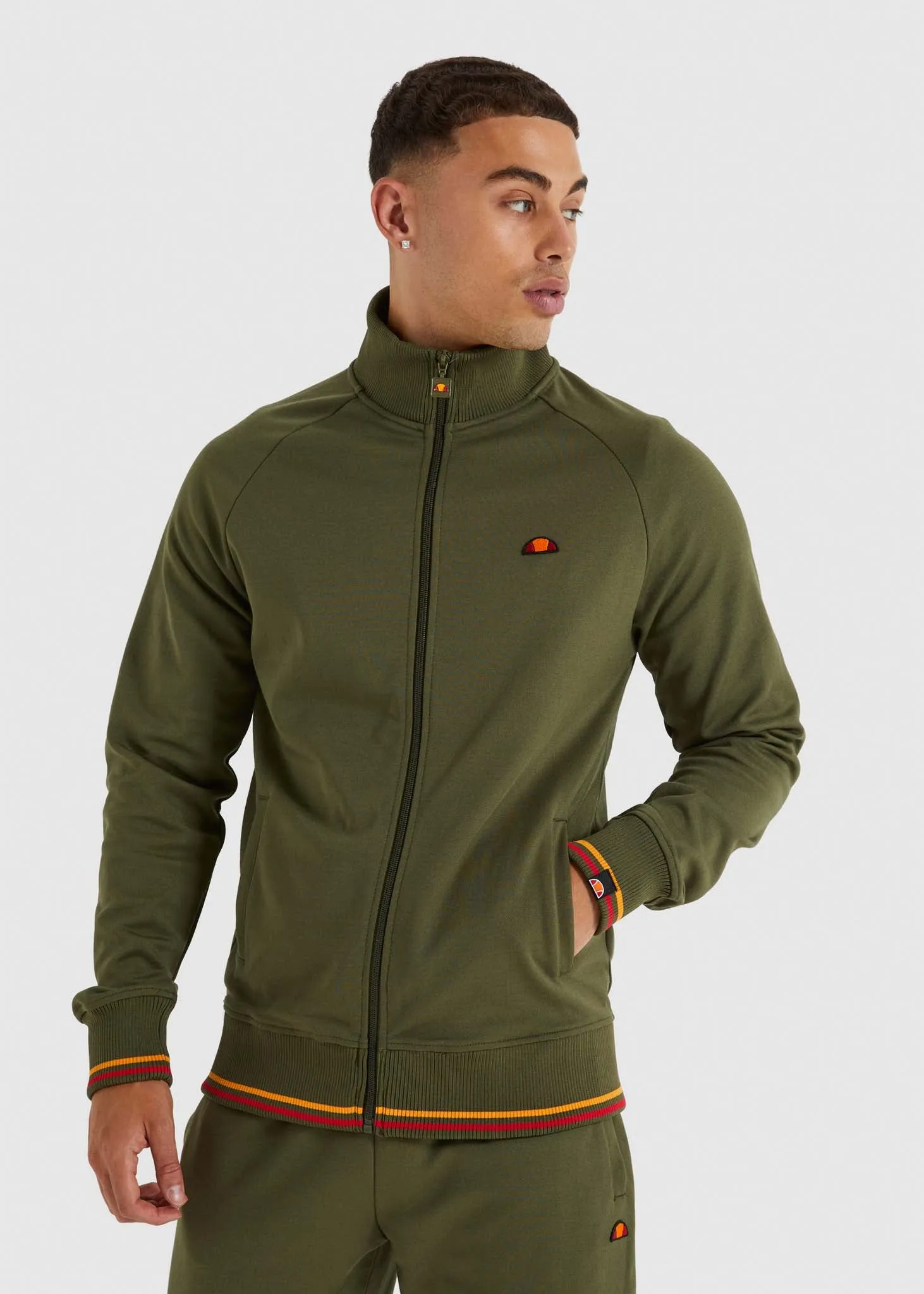 Rome track top - khaki