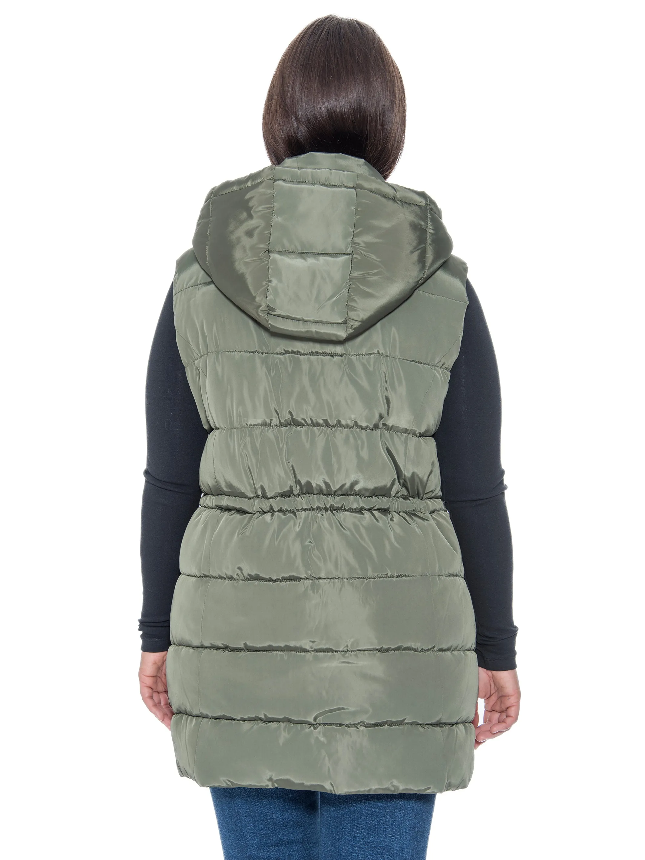 Sebby Collection Plus Size Puffer Vest