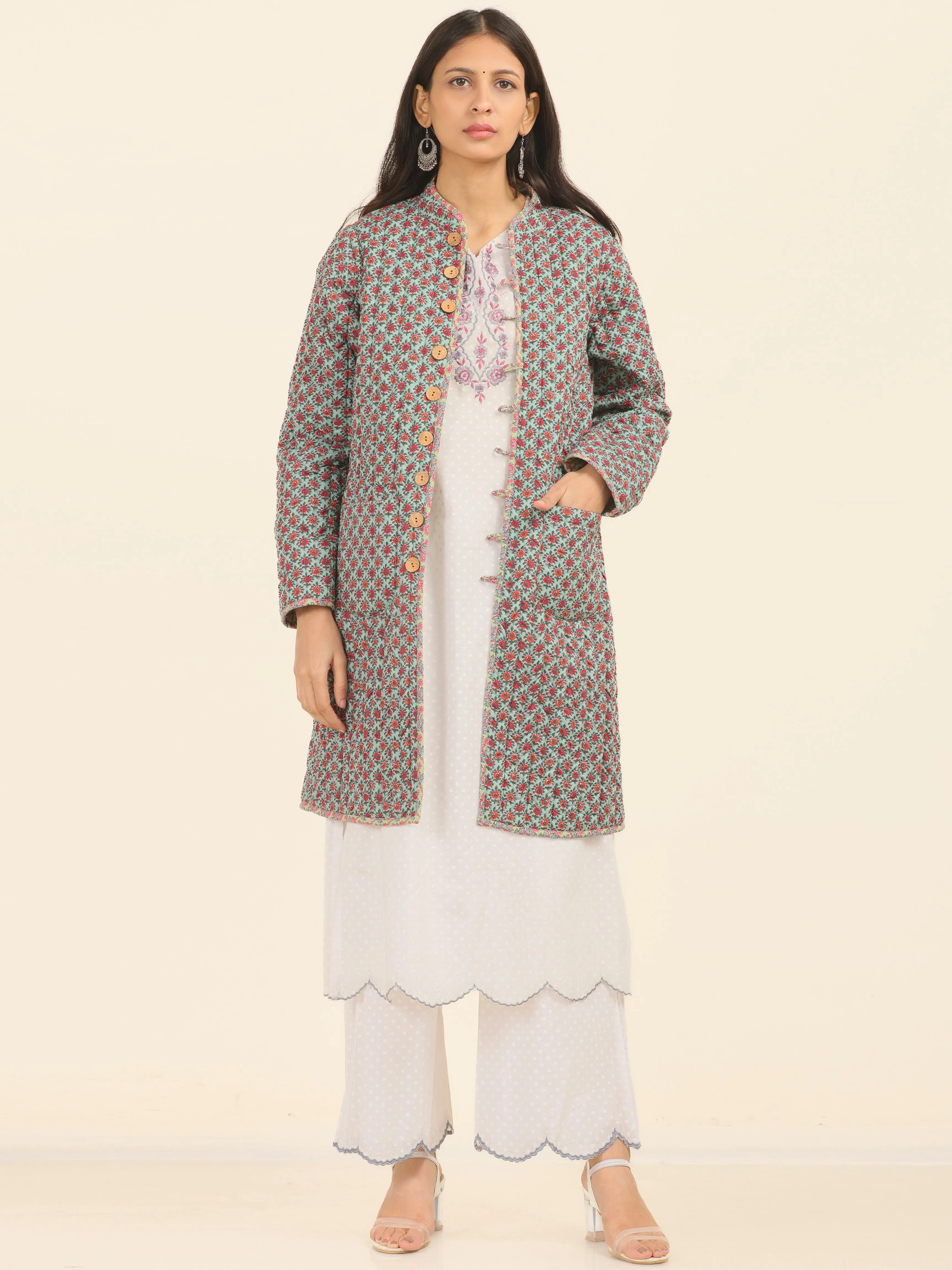 Shishir Khushi Quilted Reversible Jacket