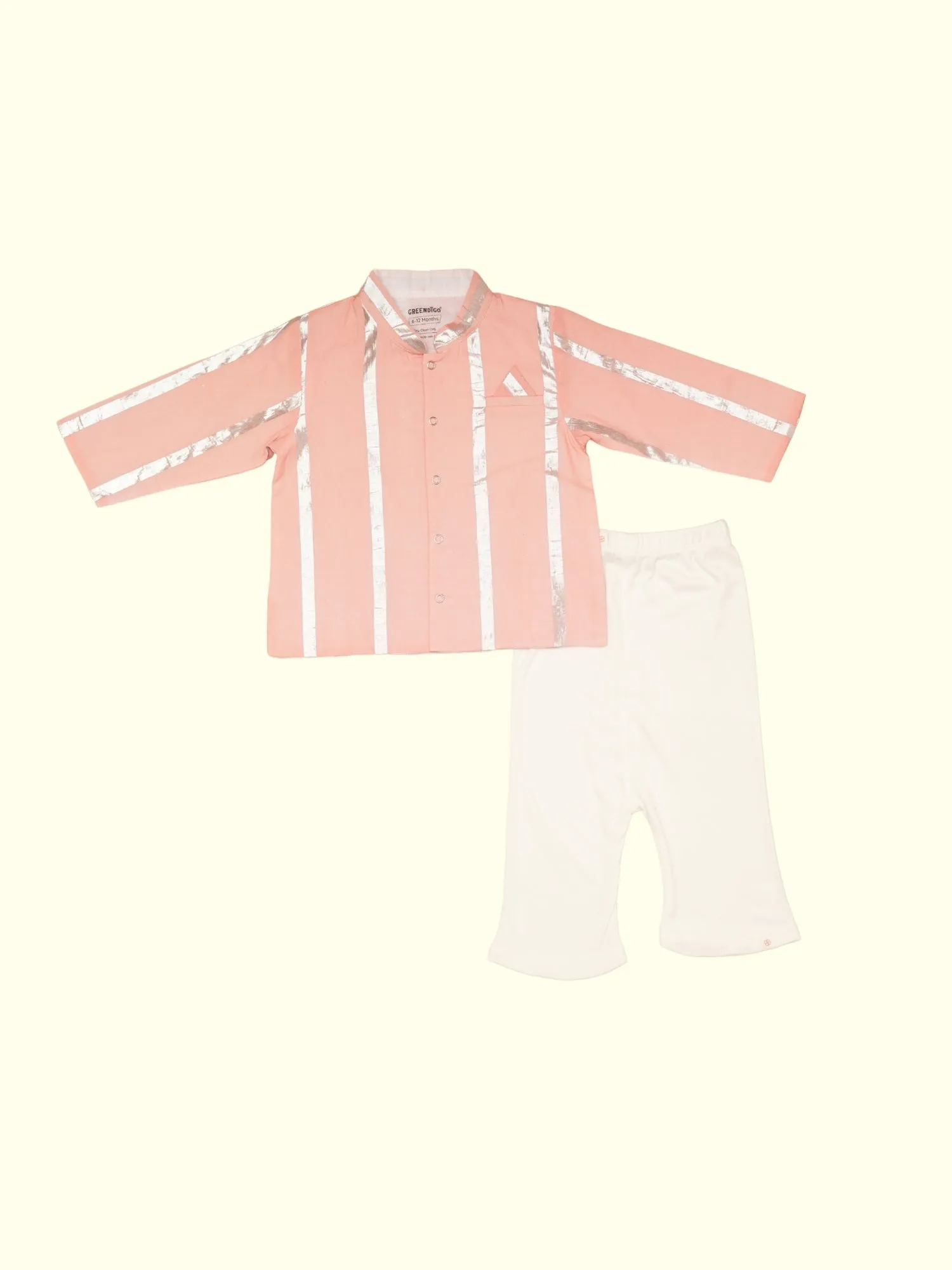 Shubh - Baby Boy Sherwani Set | Pink