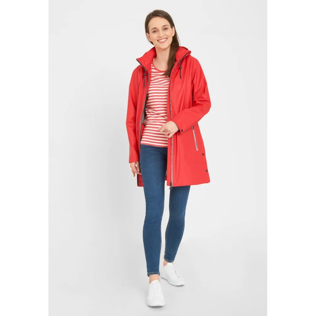 Silla PU Jacket - Red