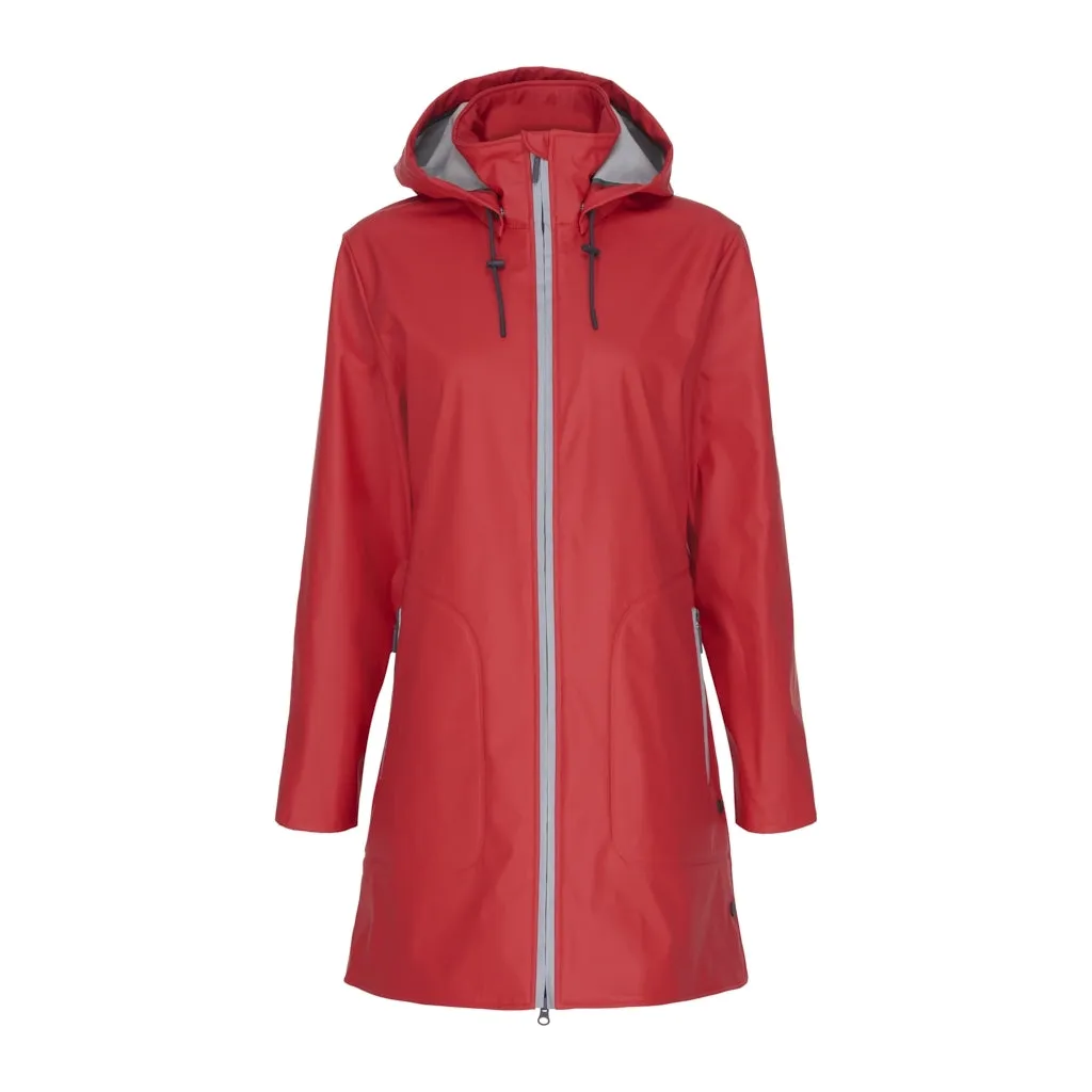 Silla PU Jacket - Red