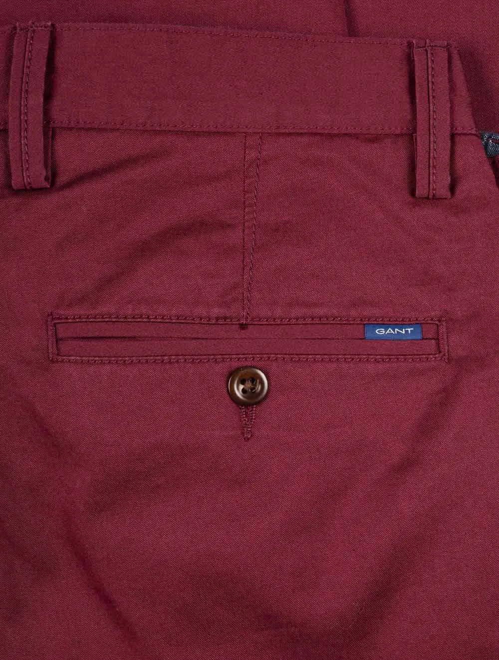 Slim Fit Twill Chinos Royal Port Red