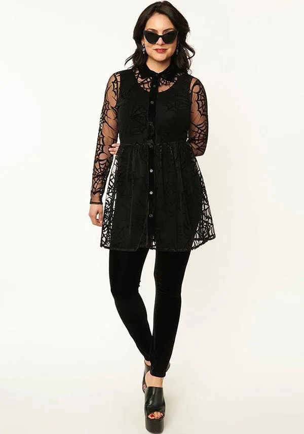 Spiderweb | SHIRT DRESS & JUMPSUIT SET**