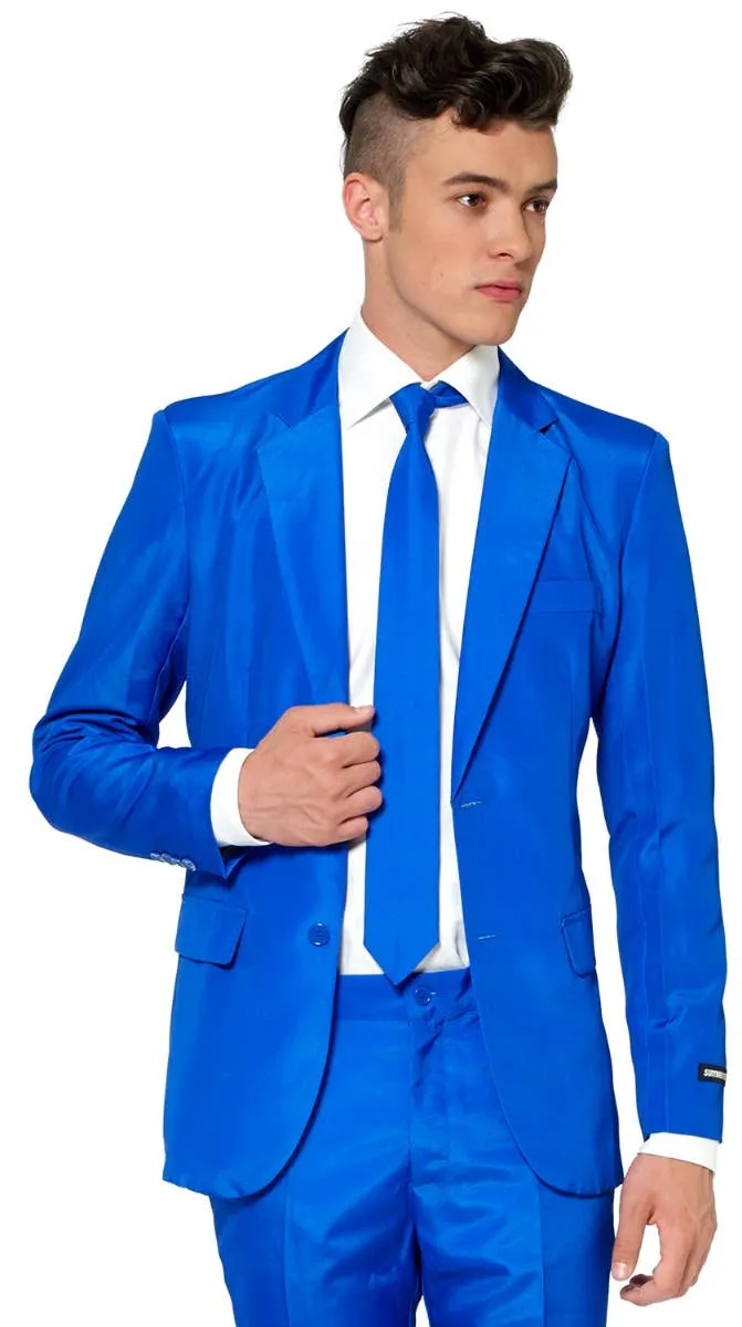 Suitmeister Bright Blue Mens Novelty Suit