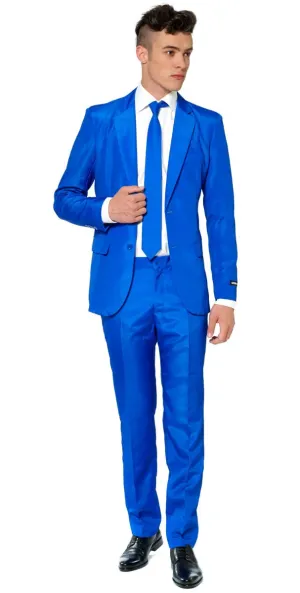 Suitmeister Bright Blue Mens Novelty Suit