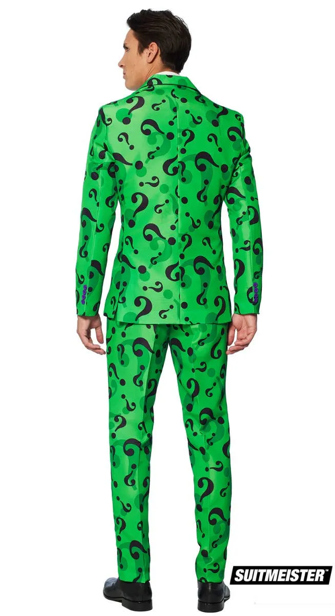 Suitmeister The Riddler Mens Novelty Green Suit