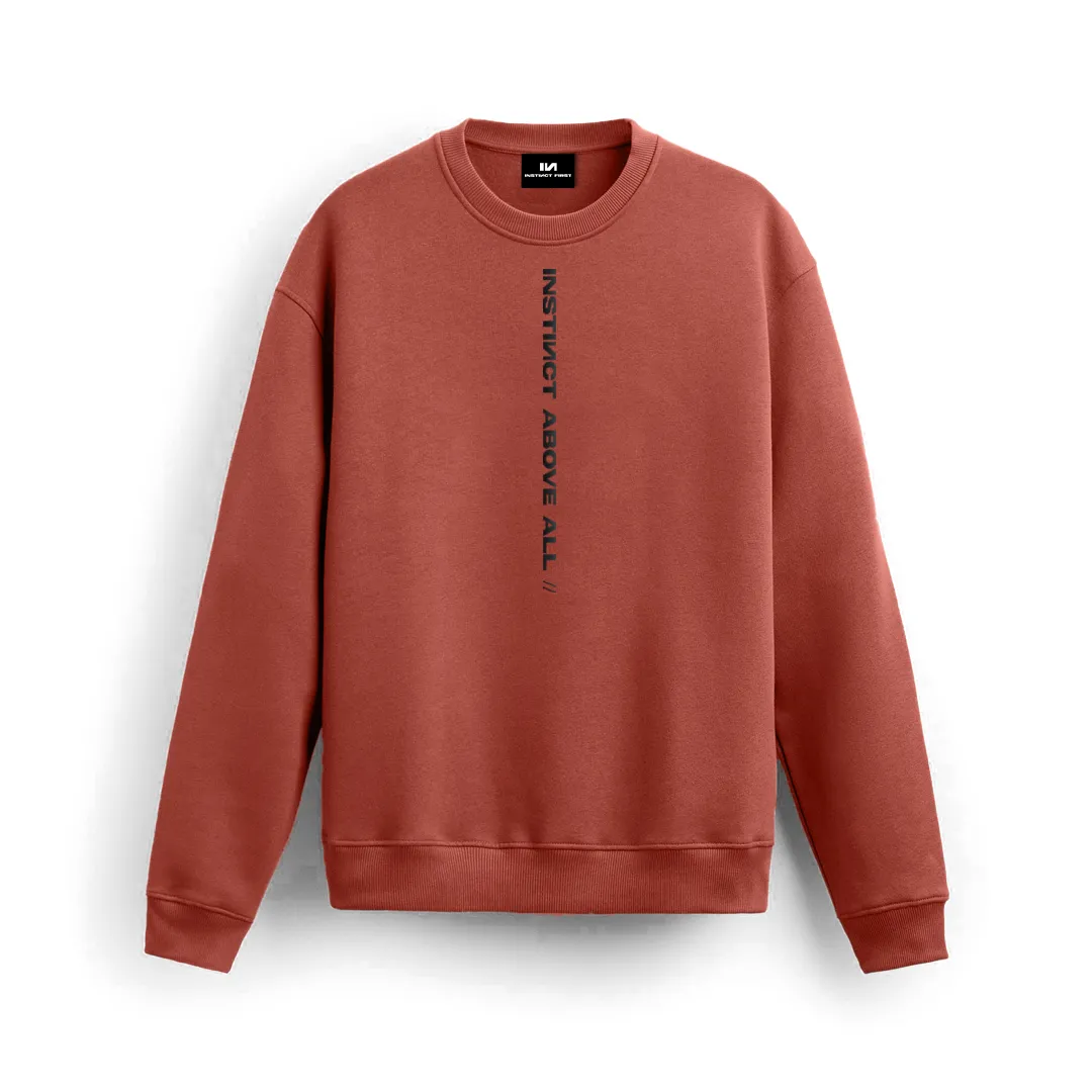 Sweatshirts - Brick Red