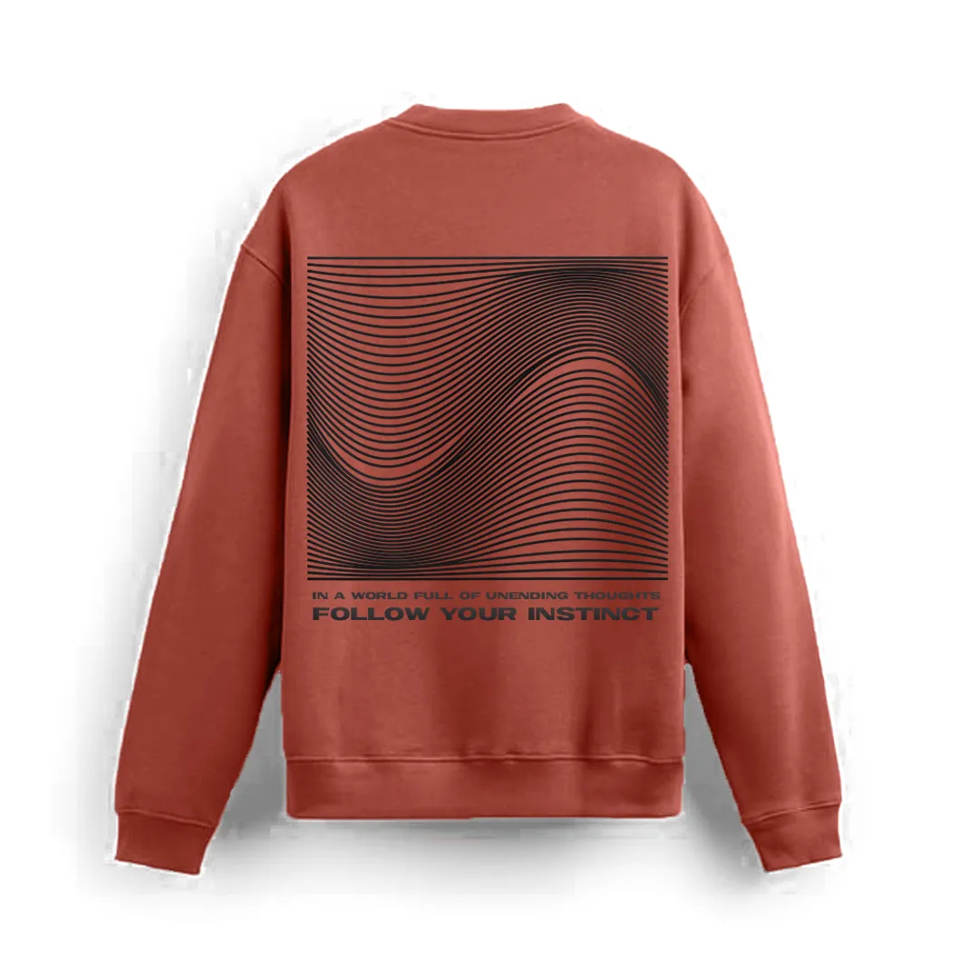 Sweatshirts - Brick Red