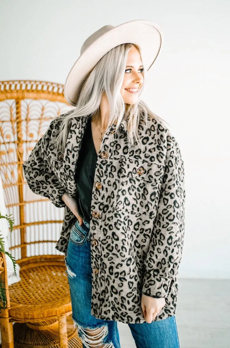 Take a Walk On the Wild Side Leopard Shacket