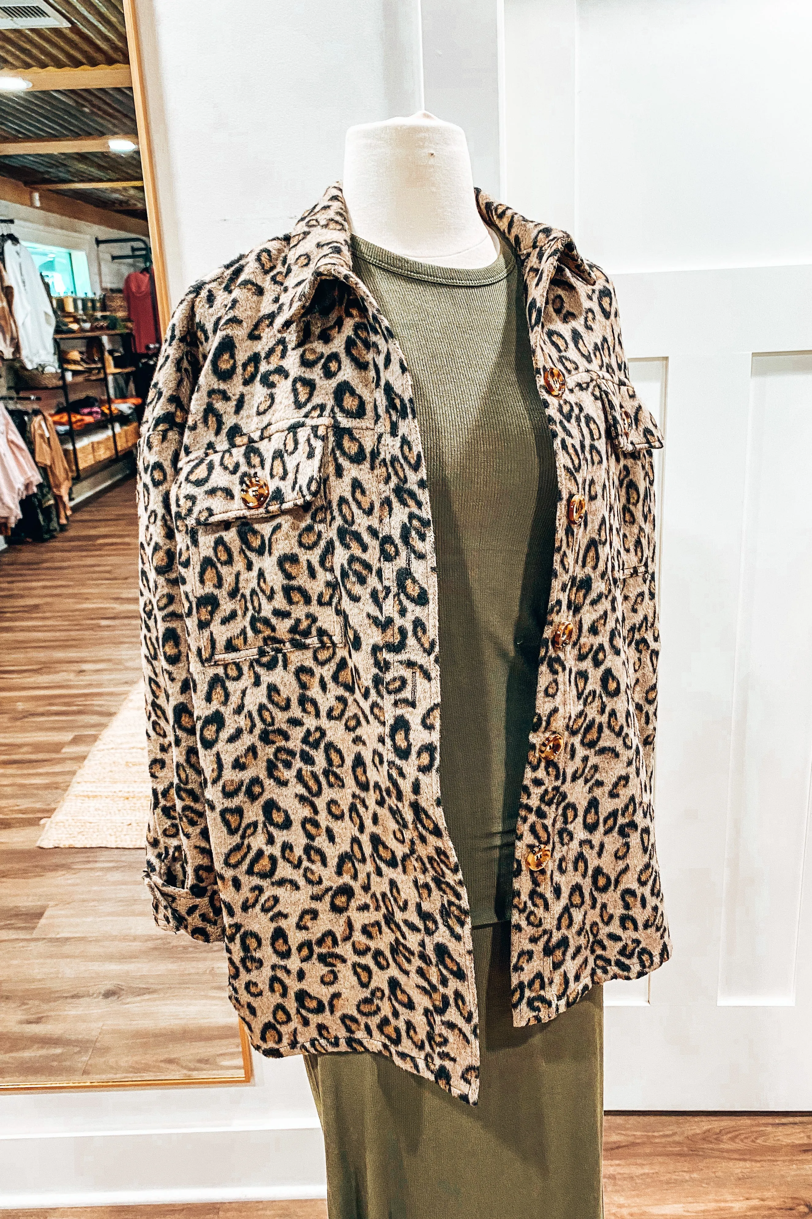 Take a Walk On the Wild Side Leopard Shacket