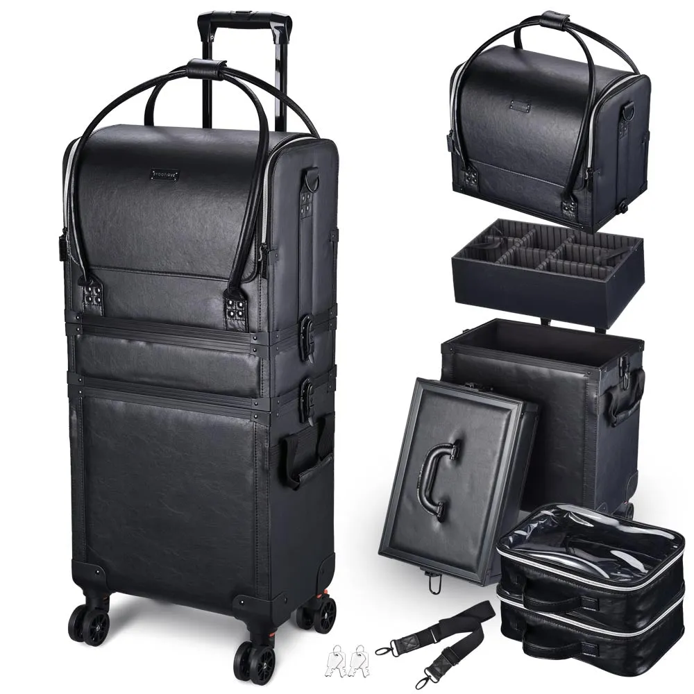 TheLAShop Rolling Makeup Case Hairstylist Case on Wheels