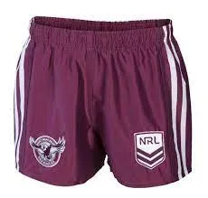 Tidwell Sea Eagles Away NRL Supporter Shorts - Maroon