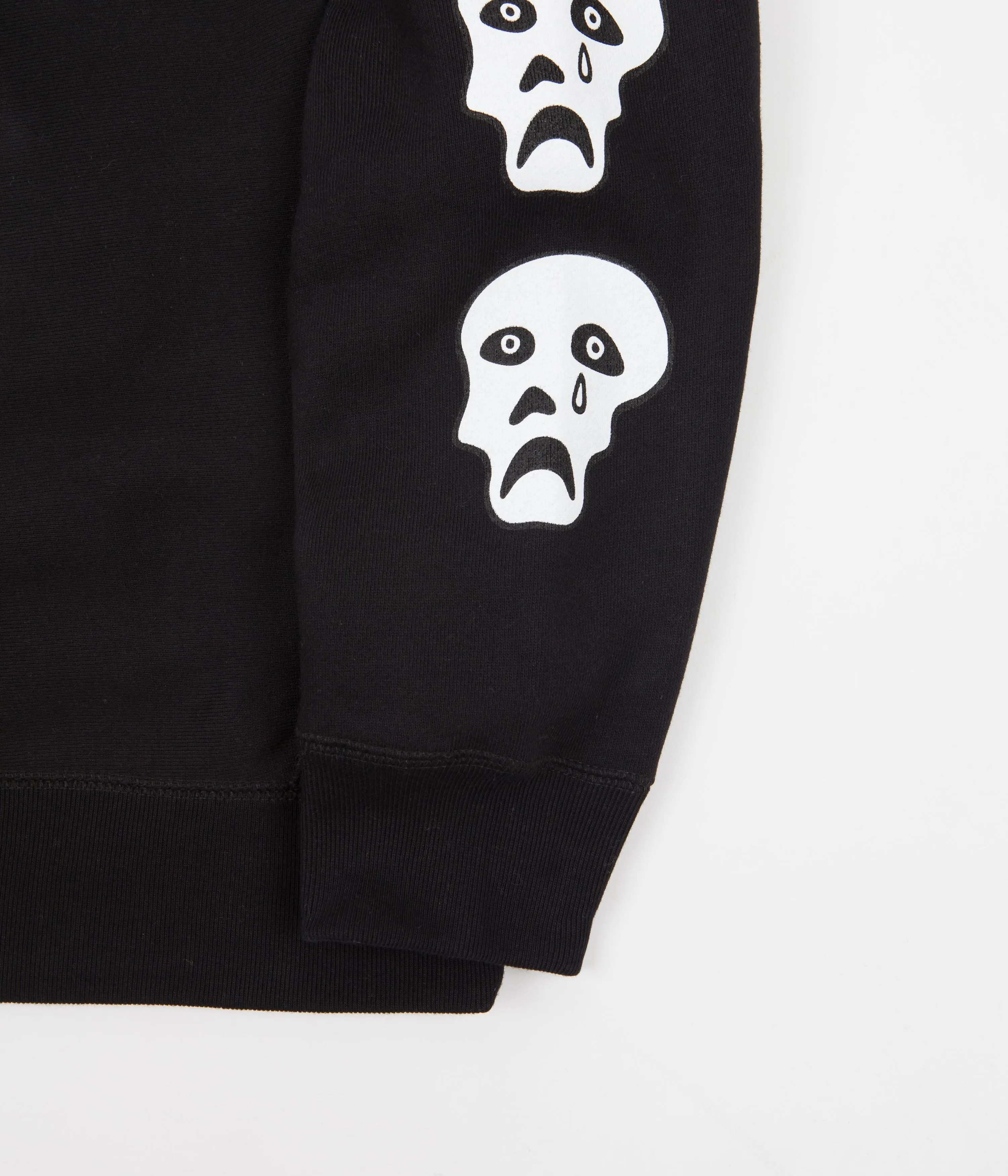 Tired Sad Skulls Crewneck Sweatshirt - Black