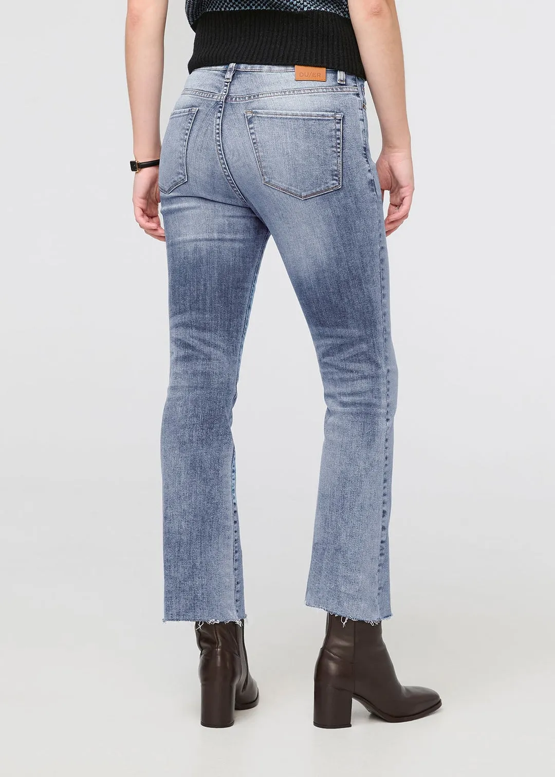 Top Model Stretch Denim Kick Flare Jeans