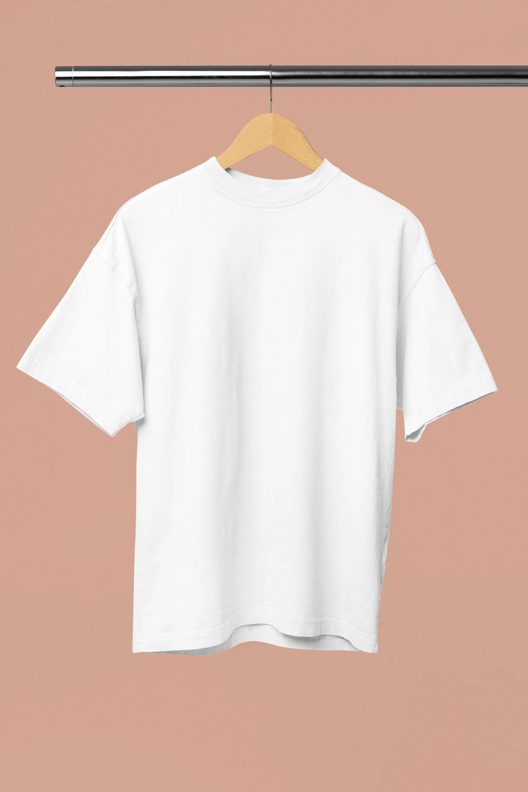 Unisex Oversize T-shirts - Ultra-Soft Cotton, Bio-Washed (Beige)