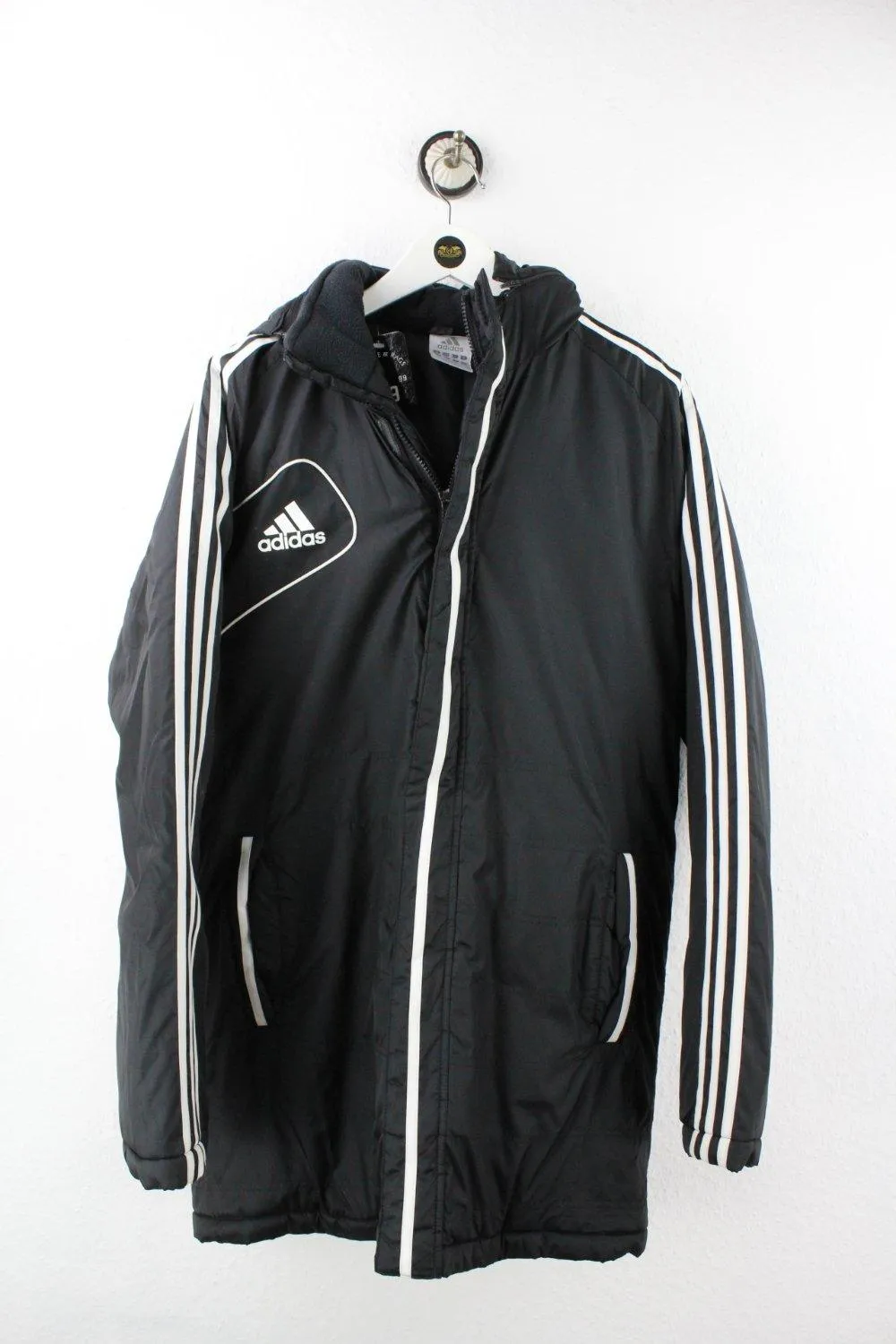 vintage Adidas Polyester Coat Jacket ( L )