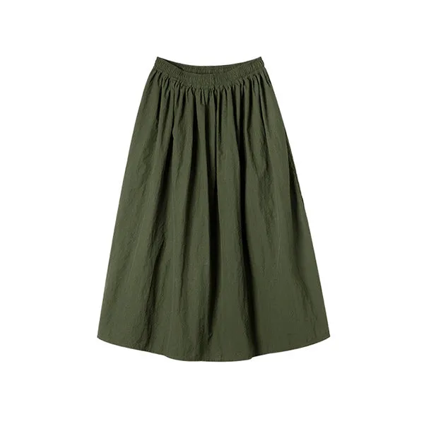 Vintage Casual All-match Bust Skirt