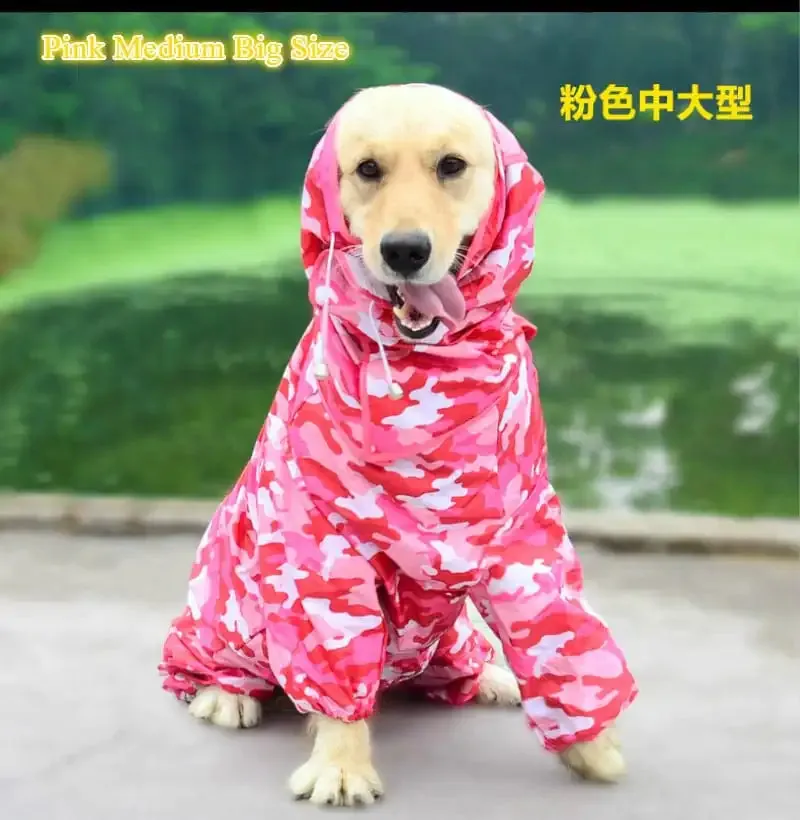 Waterproof Raincoat Jumpsuit for Dogs