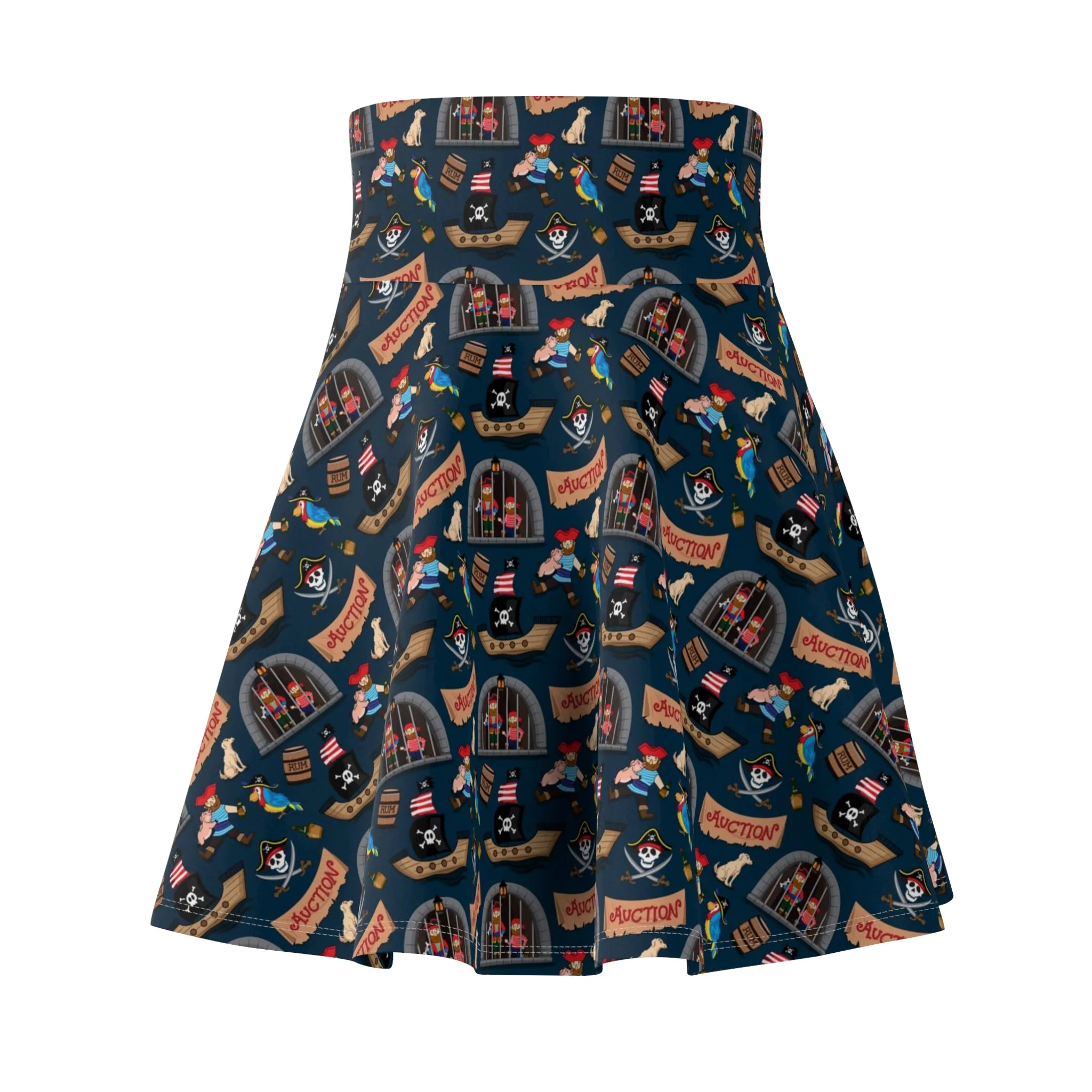 Why Is The Rum Always Gone Women's Skater Skirt