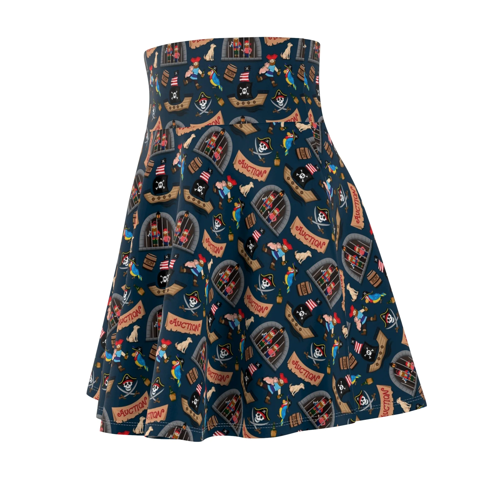 Why Is The Rum Always Gone Women's Skater Skirt