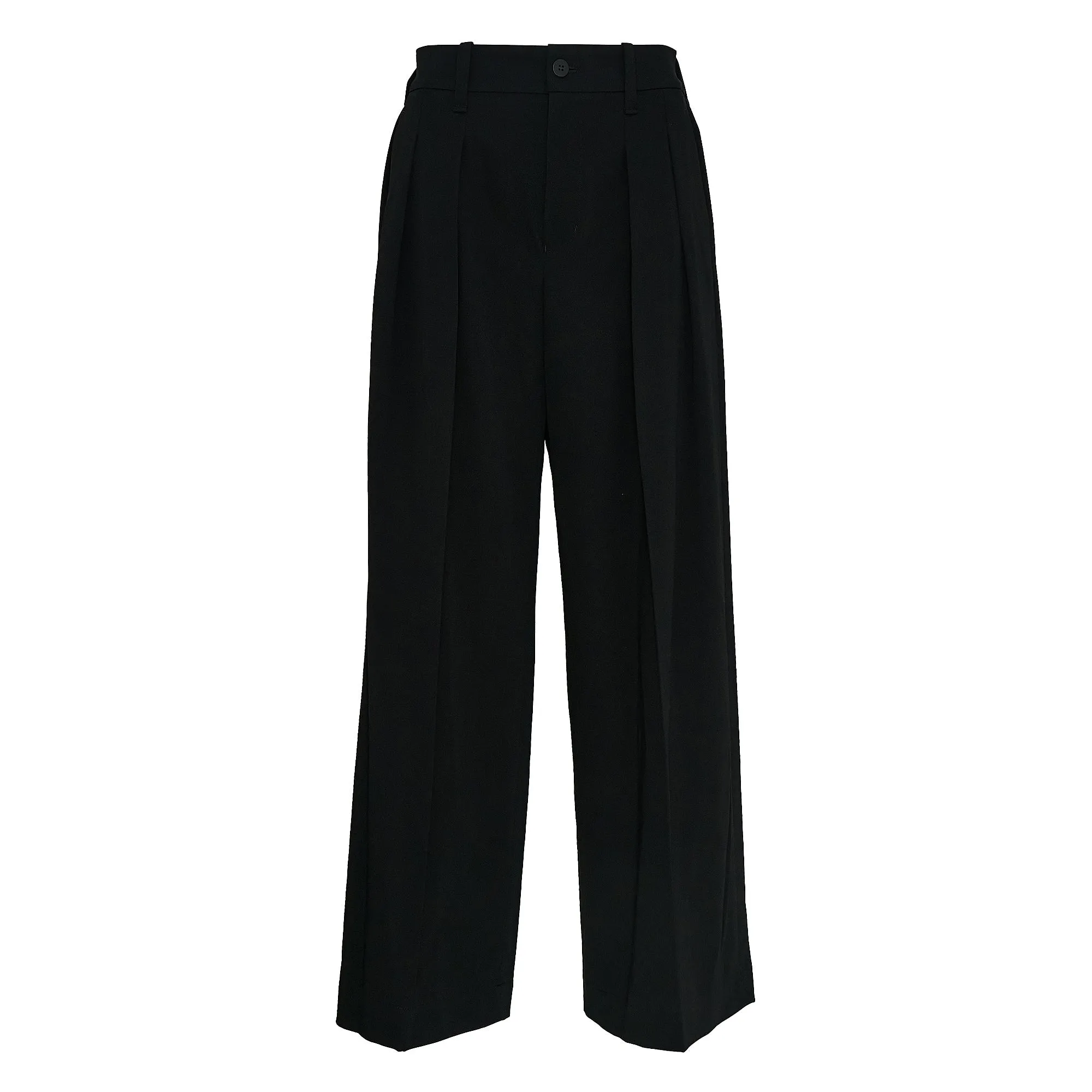 Wool Gabardine Woven Pants