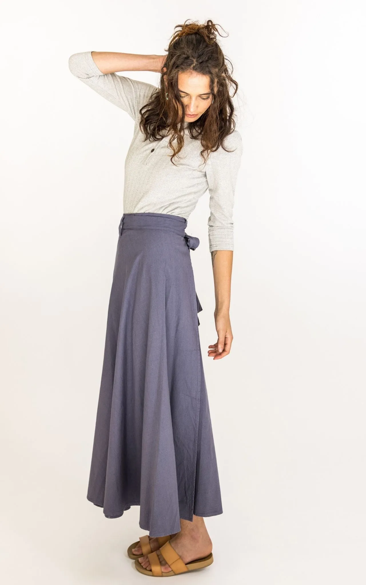 Wrap Skirt - Grey